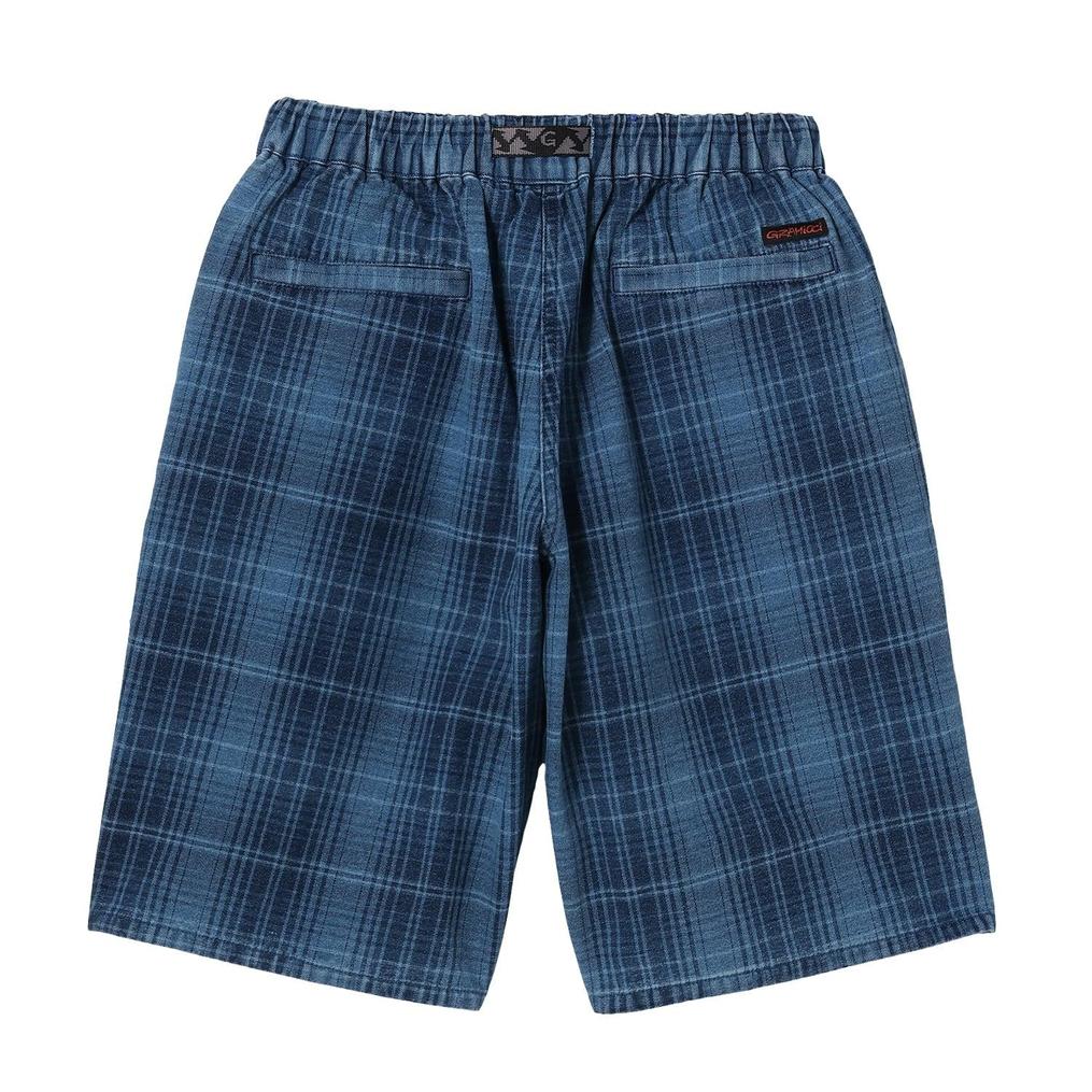  Gramicci Gramicci Lagoon Short Denim Plaid画像5