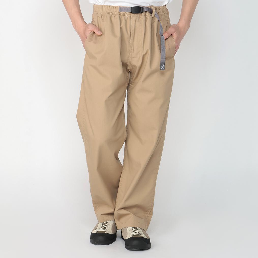 モデル：175cm / 着用サイズ：M Gramicci Gramicci M's TC Twill Wide Pant OSHMAN'S SMU画像1