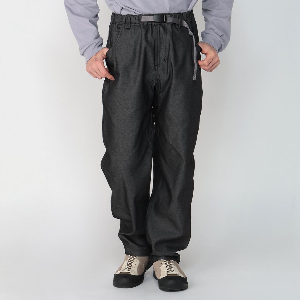 モデル：175cm / 着用サイズ：M Gramicci Gramicci M's Ecopet Denim 5Pocket Pant OSHMAN'S SMU画像1