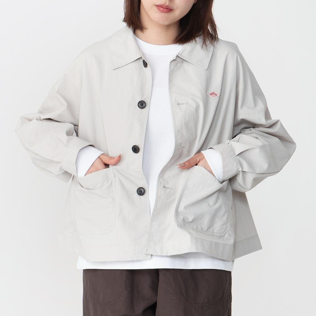 モデル：161cm / 着用サイズ：36 DANTON DANTON W's Nylon OX Dolman Sleeve Jacket画像1