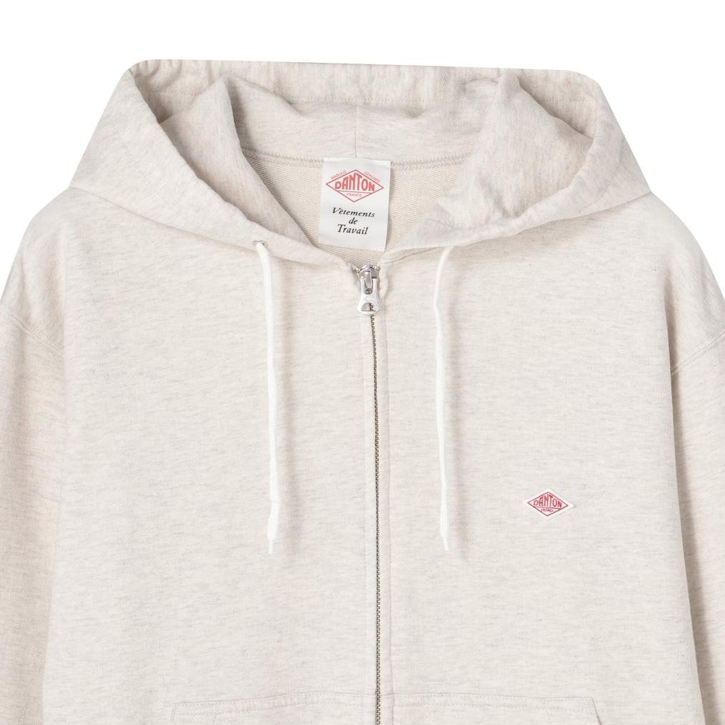  DANTON DANTON W's Cotton Terry Zip Hoodie画像2
