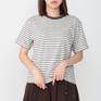 モデル：161㎝ / 着用サイズ：S DANTON DANTON W's Short T-Shirt画像1