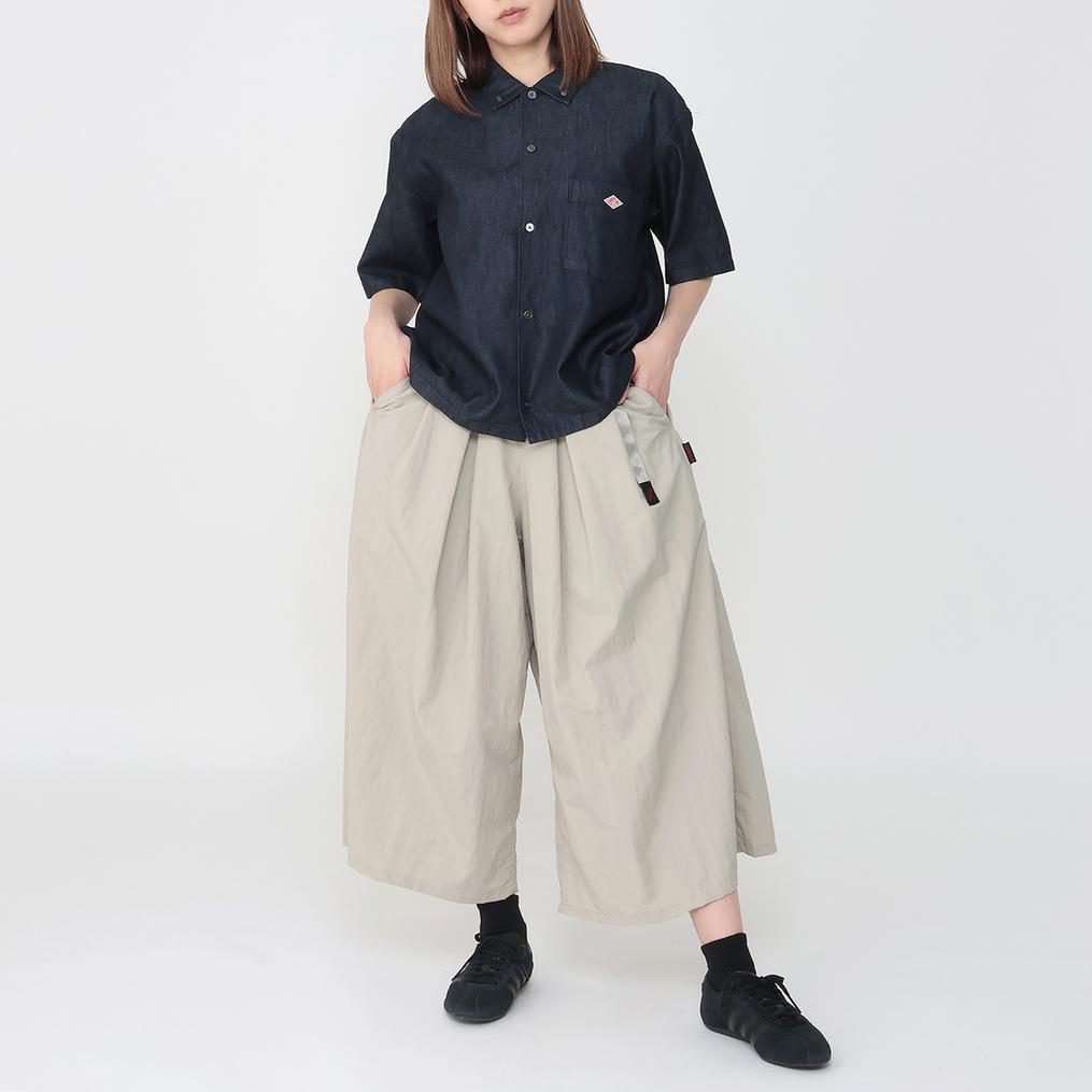  DANTON DANTON W's B.D. Short S/S Shirt画像2
