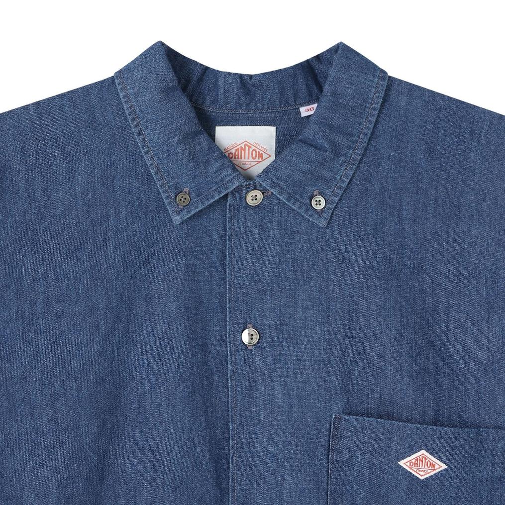  DANTON DANTON W's B.D. Short S/S Shirt画像2