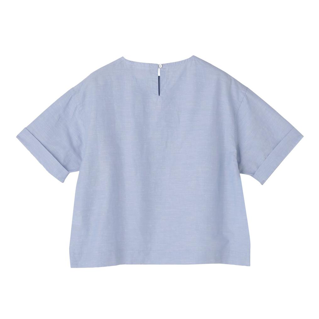  DANTON DANTON W's Cotton Linen Pullover Shirt画像3
