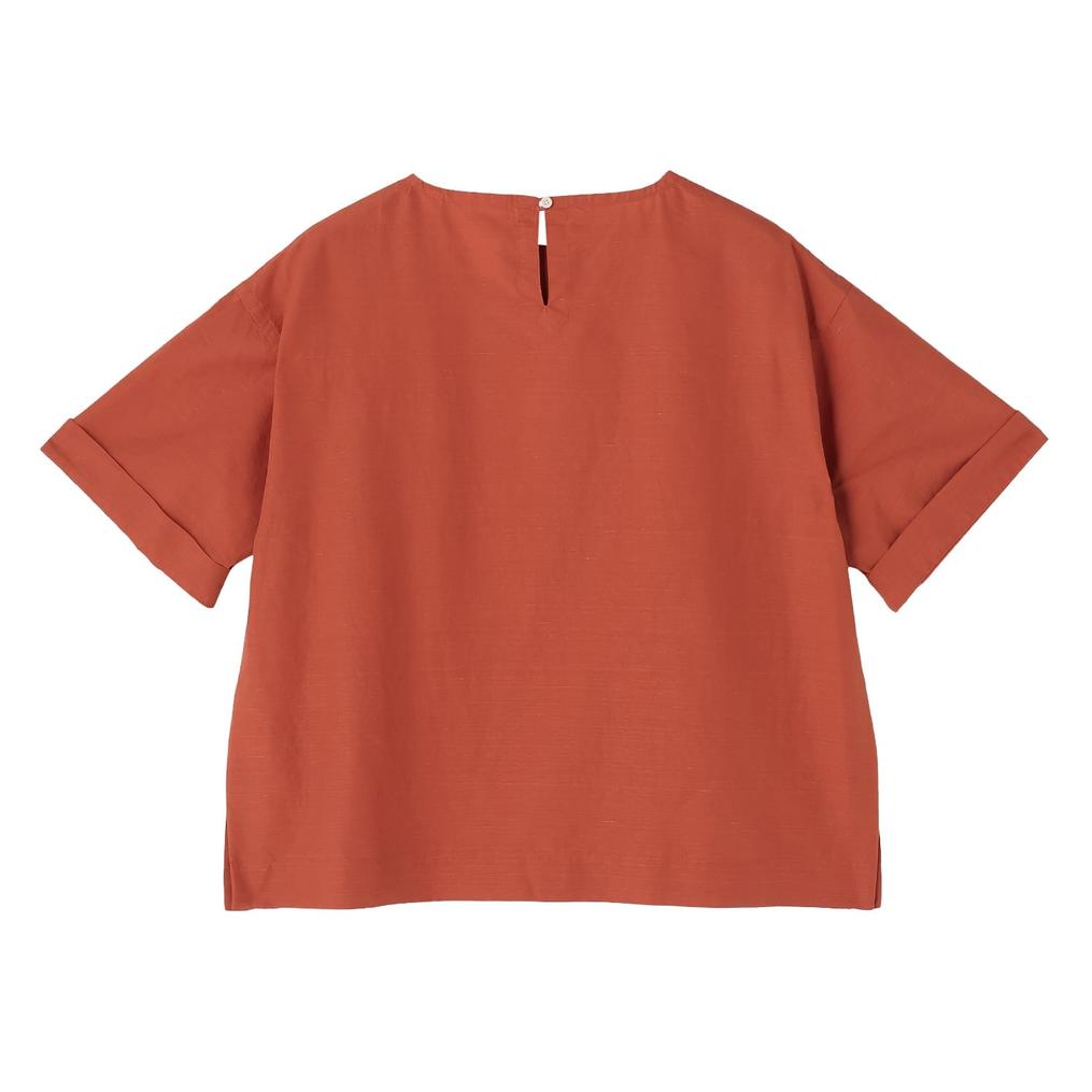  DANTON DANTON W's Cotton Linen Pullover Shirt画像3