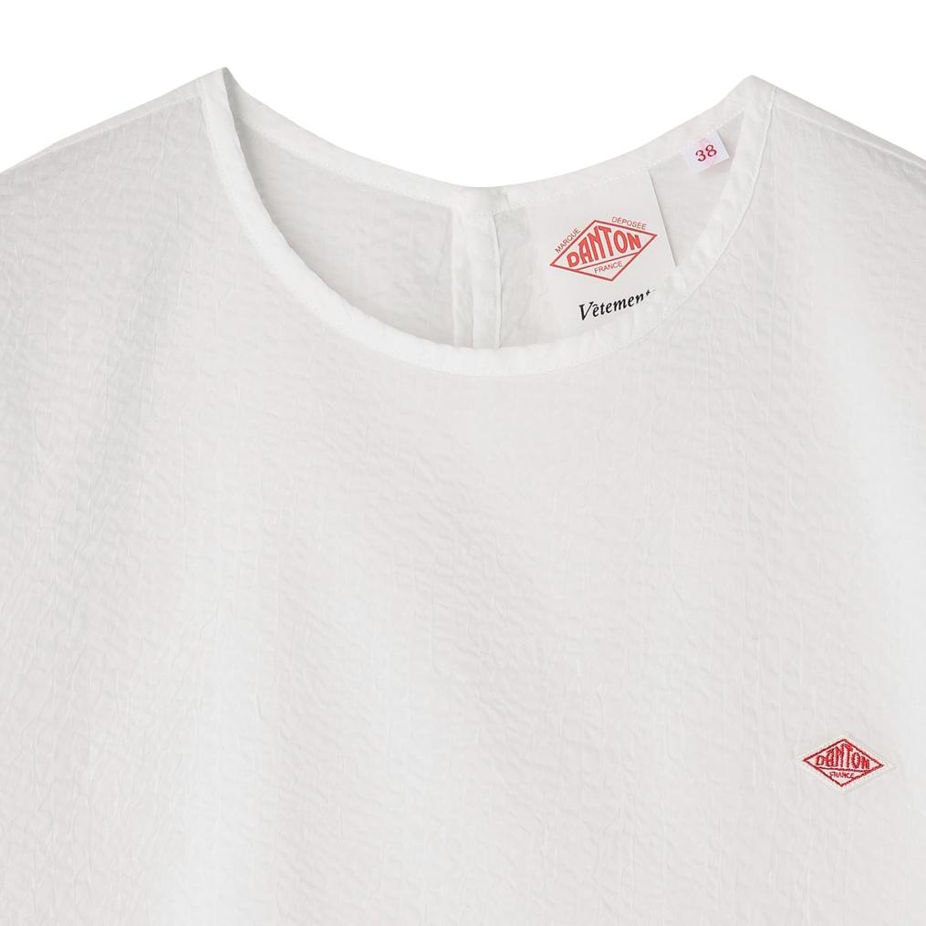  DANTON DANTON W's Wrinkle Pullover Shirt画像2