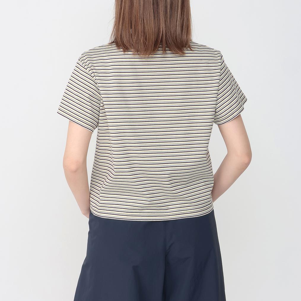 モデル：161㎝ / 着用サイズ：14 Gymphlex GYMPHLEX W's Crew Neck S/S T-Shirt画像3
