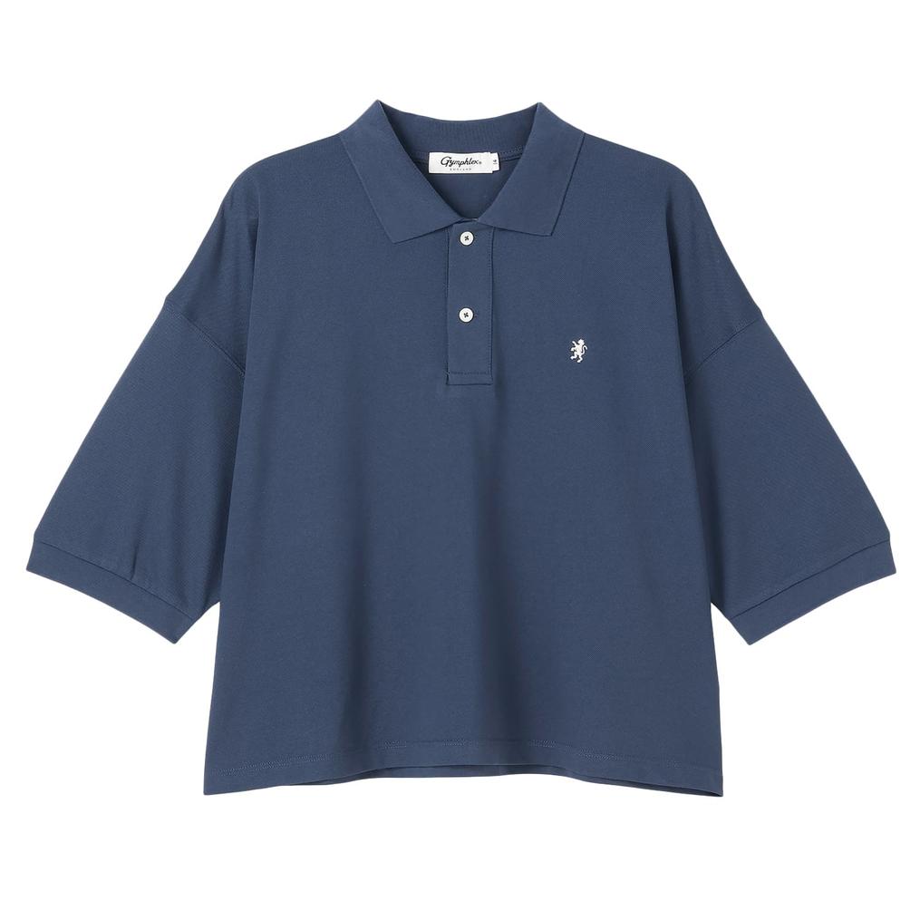  Gymphlex GYMPHLEX W's Polo Collar Dolman Sleeve Shirt画像1