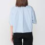 モデル：161㎝ / 着用サイズ：14 Gymphlex GYMPHLEX W's Short B.D. S/S Shirt画像3