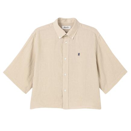 Gymphlex ウィメンズショートボタンダウン S/S シャツ