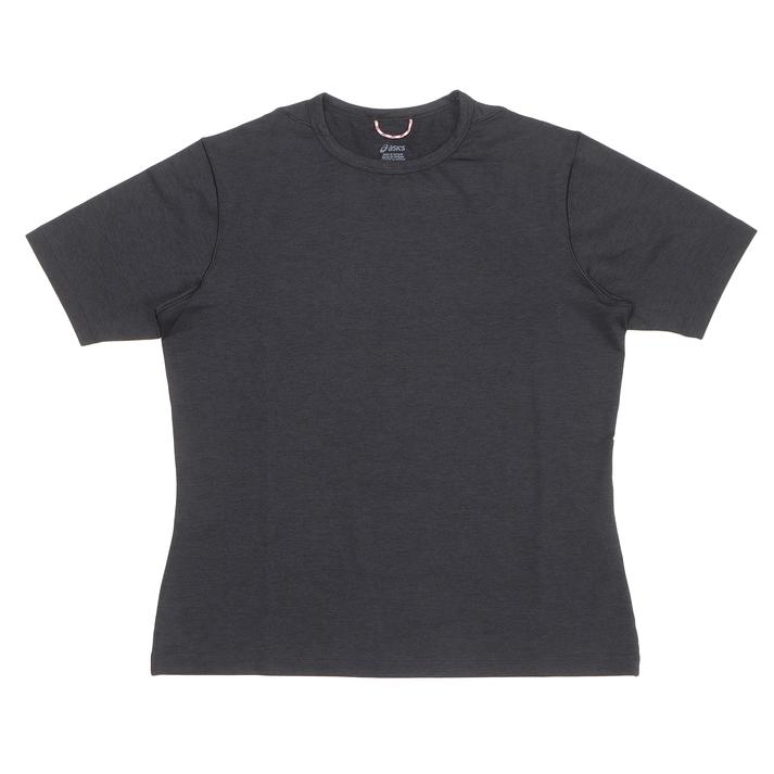 asics�E�F�A W �V���[�g�X���[�u�V���c BLACK HEATHER