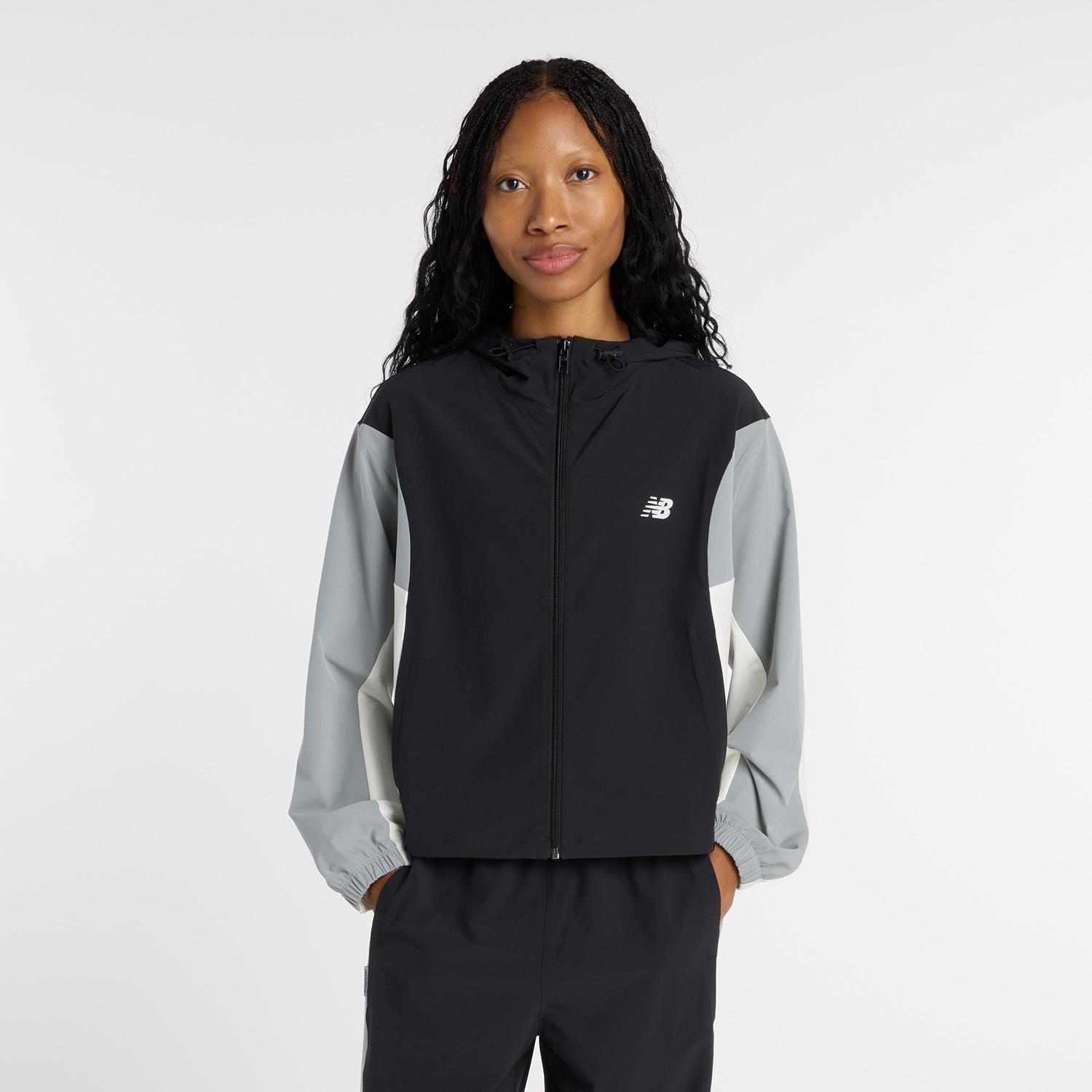 New Balance】 ニューバランス W ウーブンフーデッドJK ジャケット