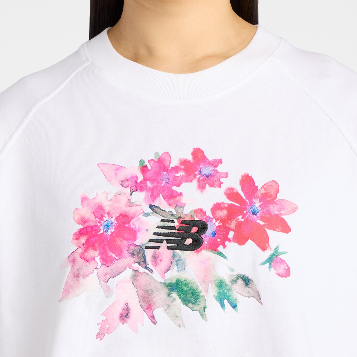 New Balance】 ニューバランス W ウォーターカラーピンクボクシーT