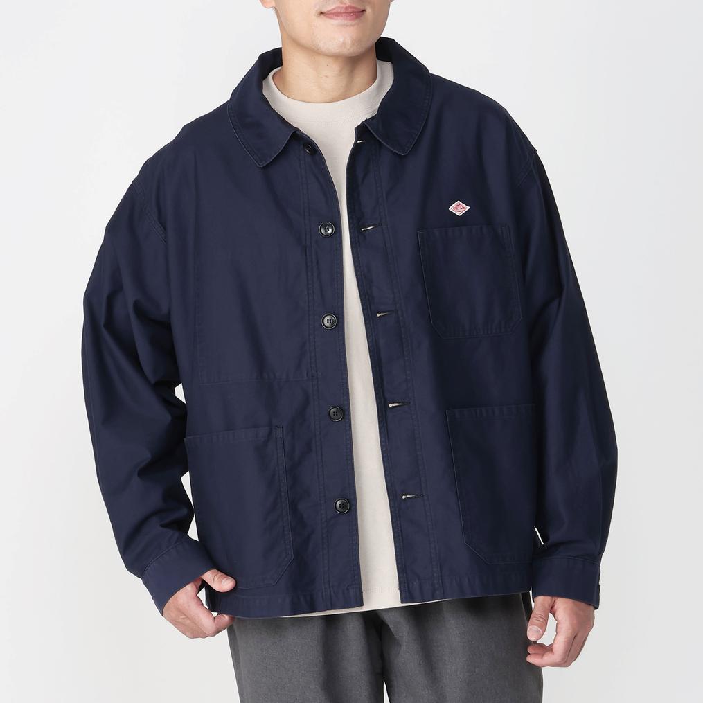 モデル：178cm / 着用サイズ：42 DANTON DANTON M's Moleskin Wide Coverall Jacket画像1