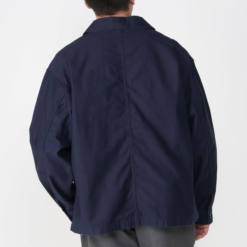モデル：178cm / 着用サイズ：42 DANTON DANTON M's Moleskin Wide Coverall Jacket画像3