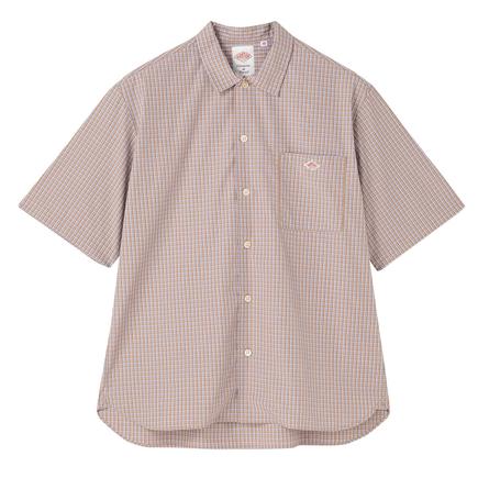 DANTON メンズワーク S/S シャツ