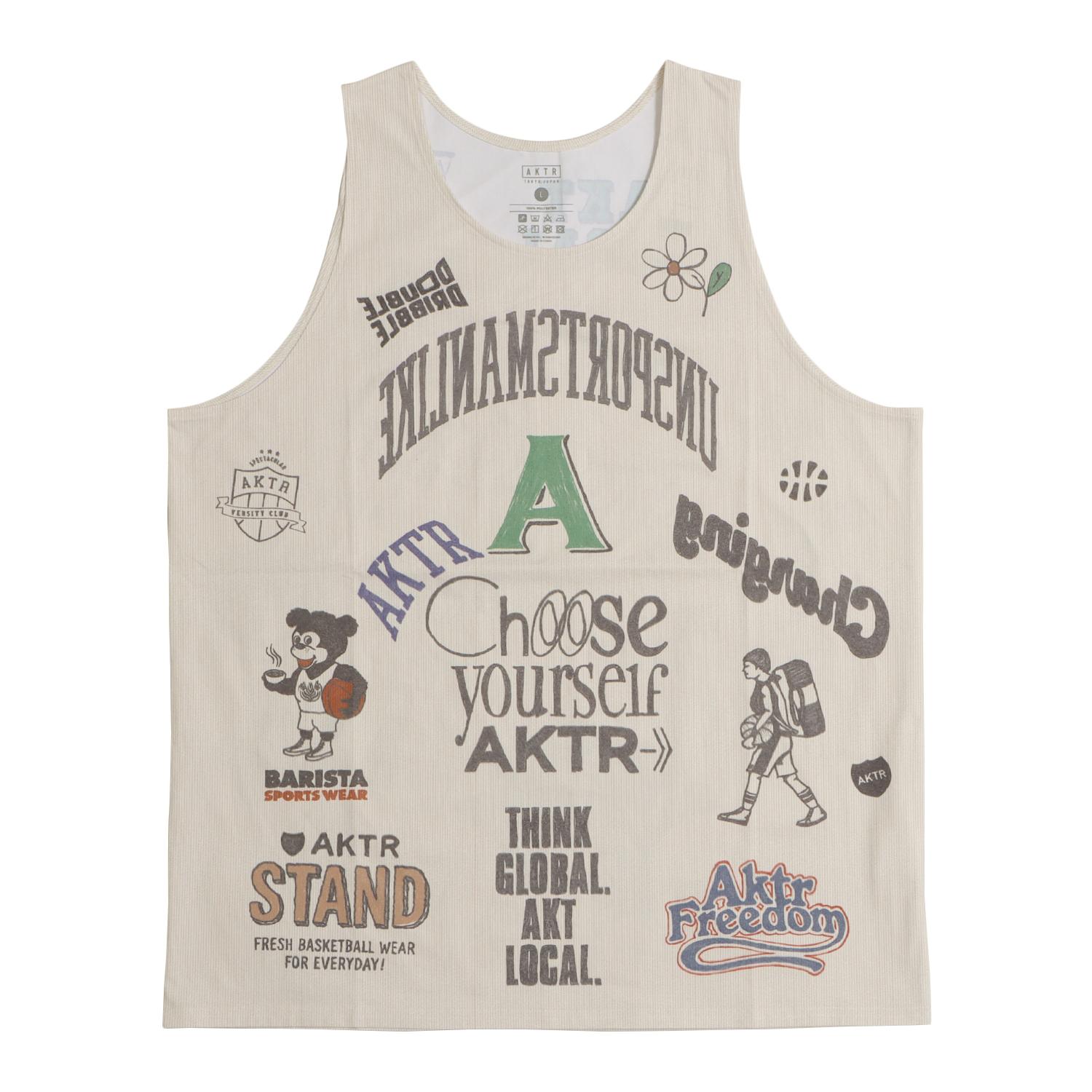 タンクトップ 【AKTR】 アクター MEMORIAL TANK MEMORIAL TANK 126