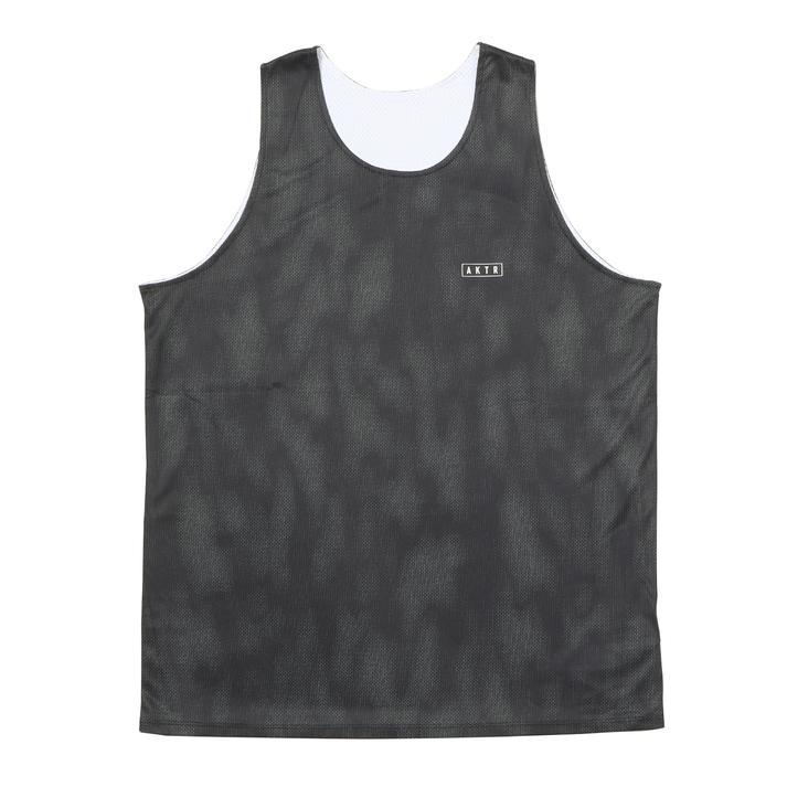 AKTR MELT CAMO REVERSIBLE TANK BLACK