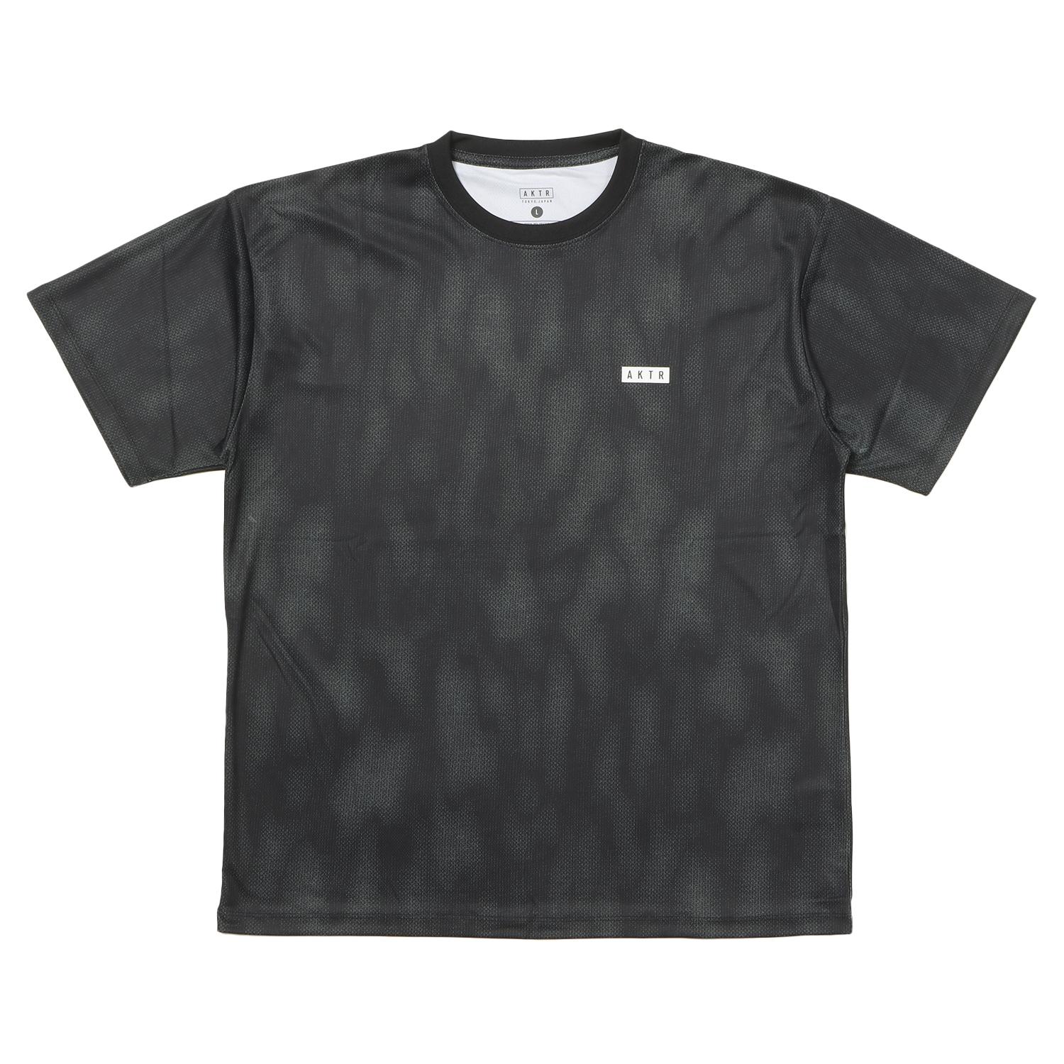 Actor Melt Camo Loose Fit Sports Tee 126-028005 Black — photo 1 of 5