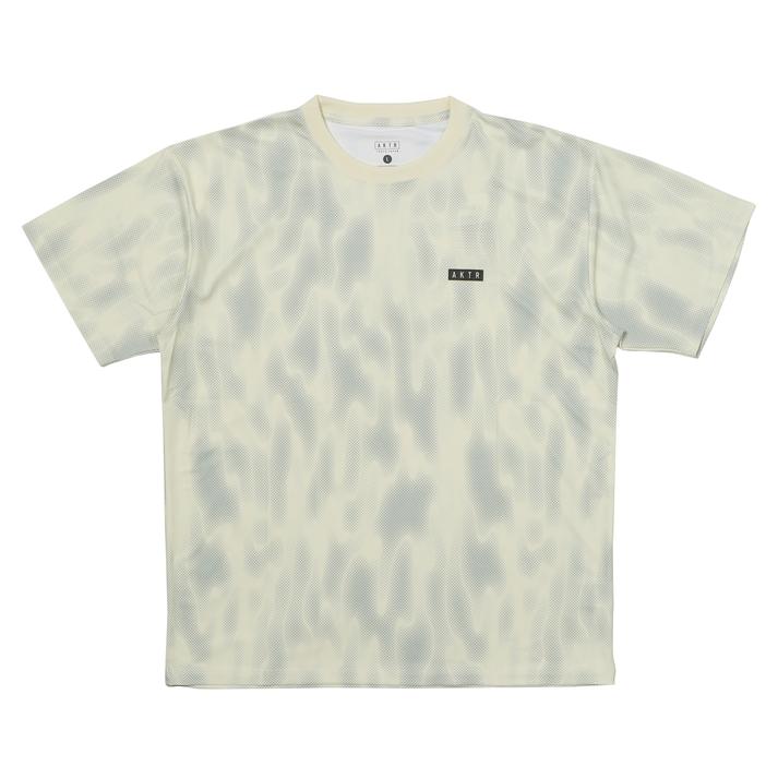AKTR MELT CAMO LOOSE FIT SPORTS TEE WHITE