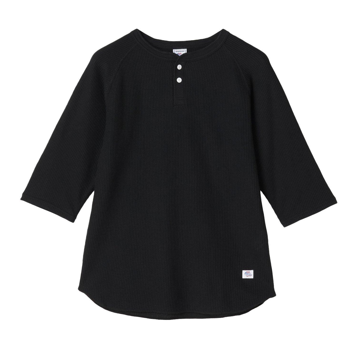 JEMORGAN JEMORGAN CVC Waffle Raglan 3/4 Henly Neck Tee｜OSHMAN'S