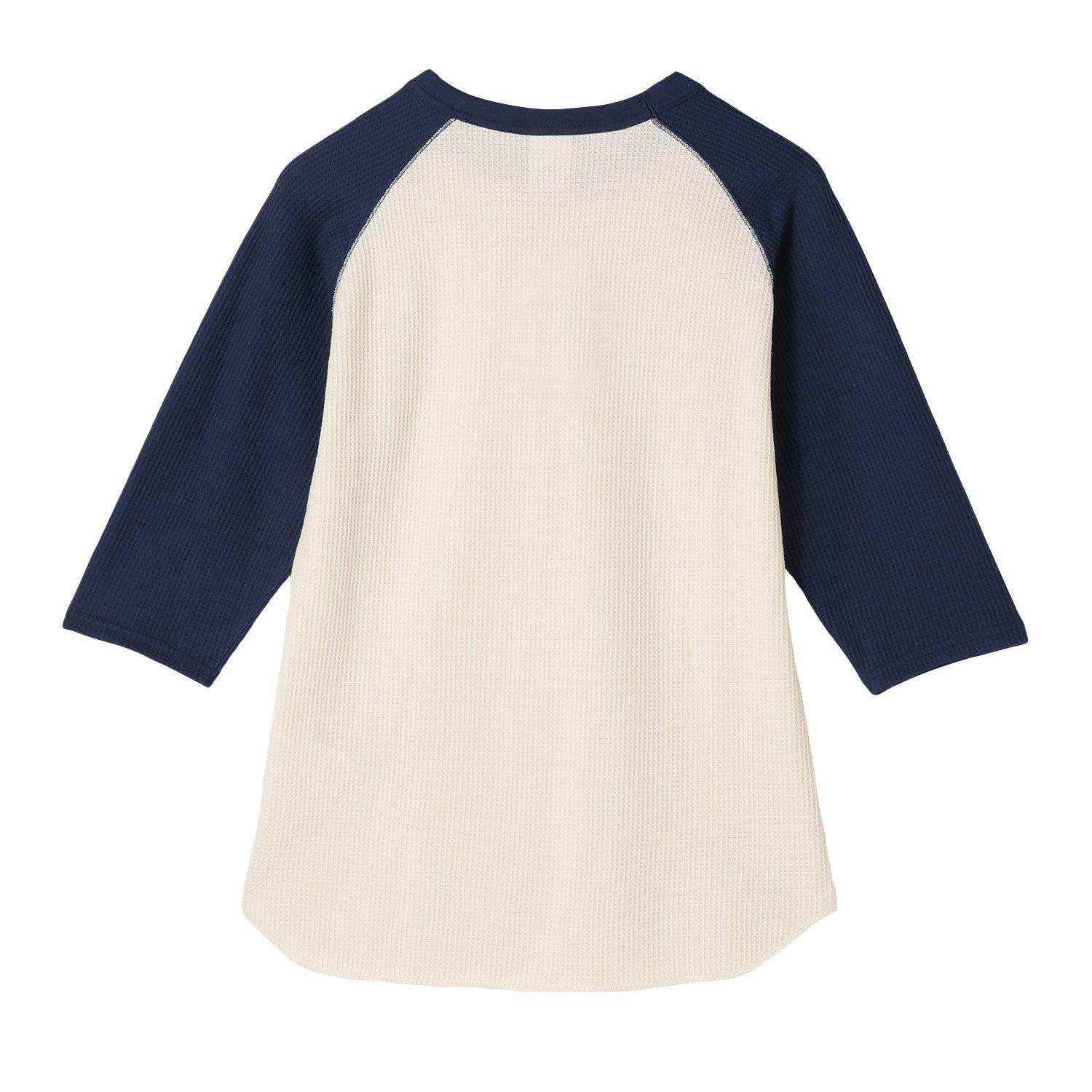 JEMORGAN JEMORGAN CVC Waffle Raglan 3/4 Crew Neck Tee｜OSHMAN'S