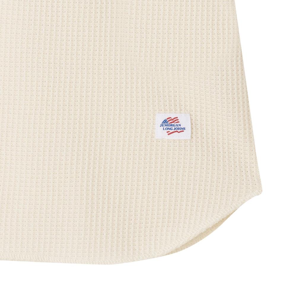  JEMORGAN JEMORGAN CVC Waffle Raglan 3/4 Crew Neck Tee画像6