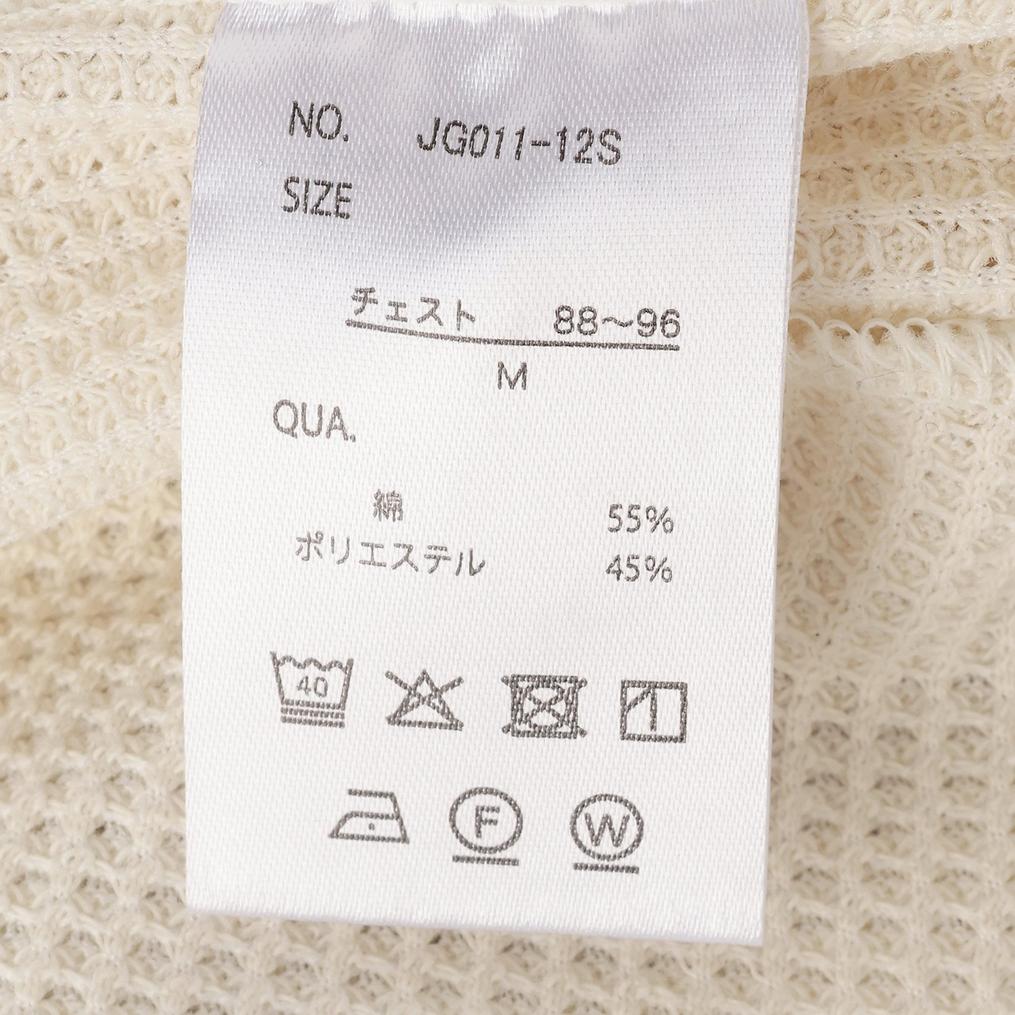  JEMORGAN JEMORGAN CVC Waffle Raglan 3/4 Crew Neck Tee画像5