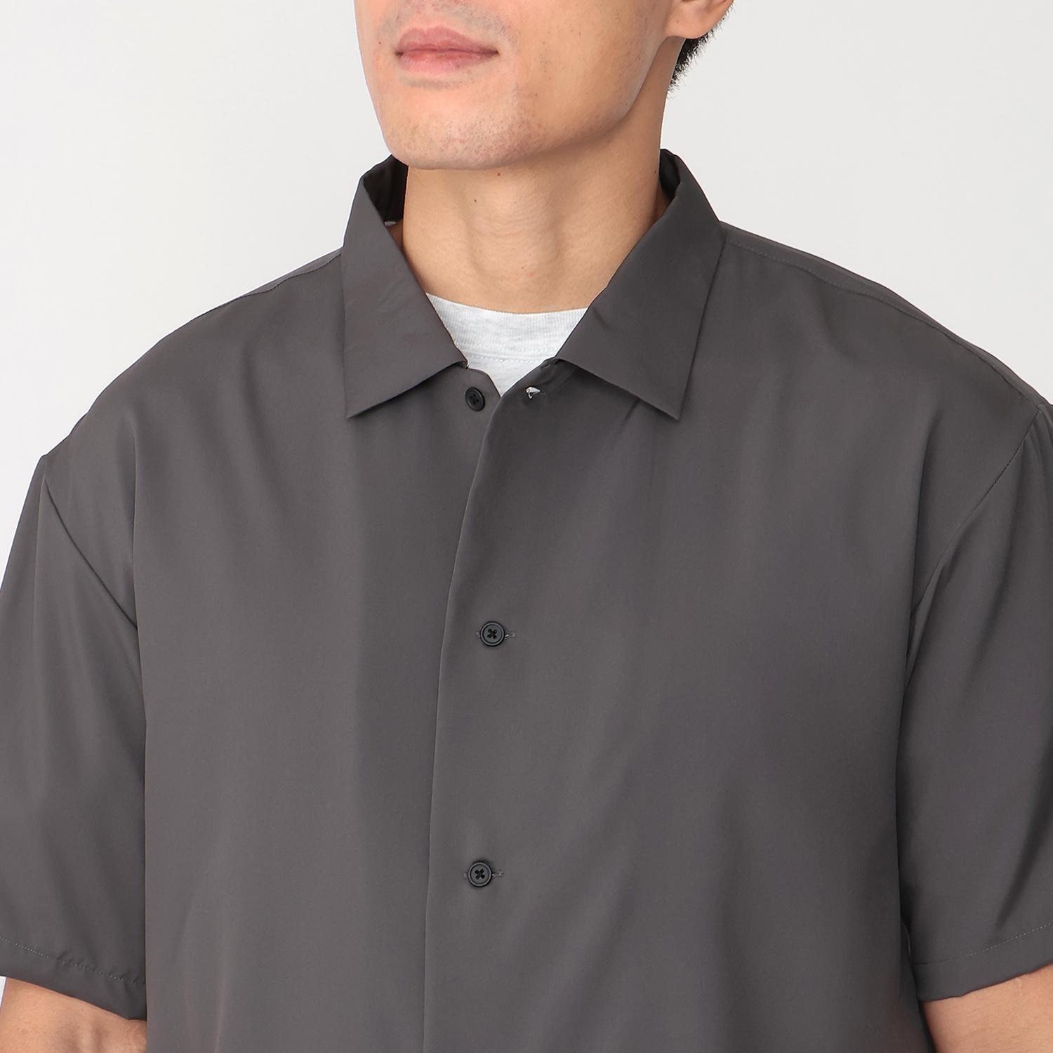 JEMORGAN J.E.MORGAN Airly Cloth Open Collar S/S Shirts OSHMAN'S