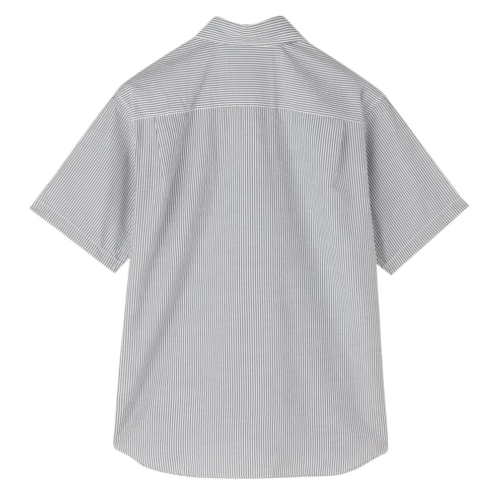 JEMORGAN J.E.MORGAN Sucker Stripe Reguler Collar S/S Shirt OSHMAN'S SMU画像3
