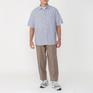  JEMORGAN J.E.MORGAN Sucker Stripe Reguler Collar S/S Shirt OSHMAN'S SMU画像2