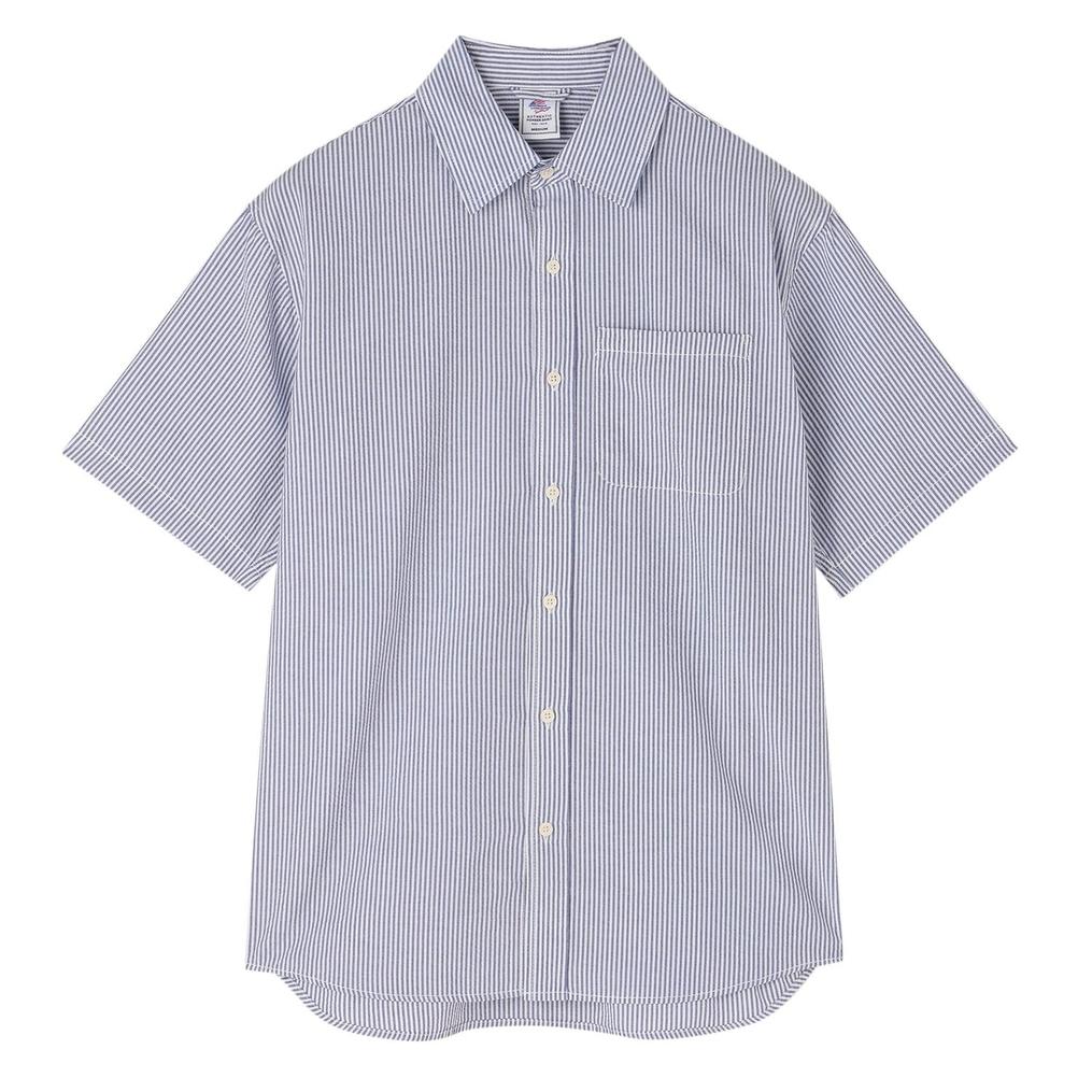  JEMORGAN J.E.MORGAN Sucker Stripe Reguler Collar S/S Shirt OSHMAN'S SMU画像6