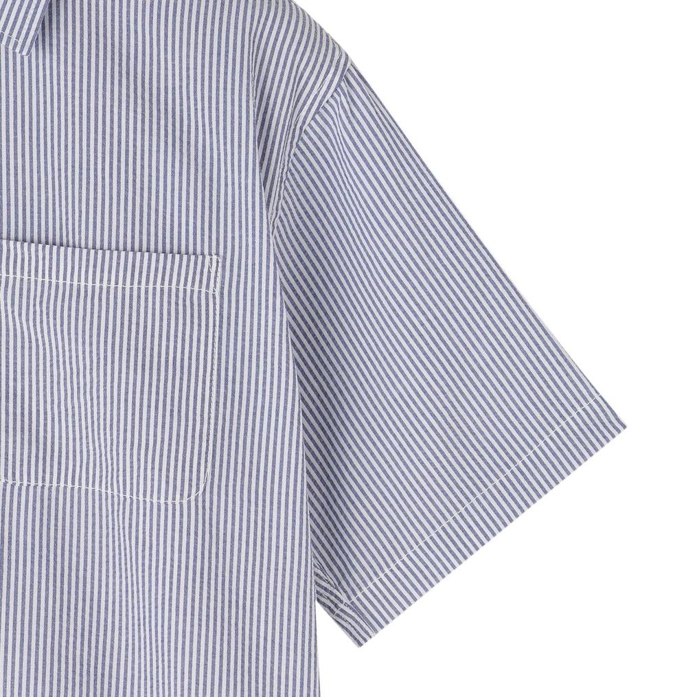  JEMORGAN J.E.MORGAN Sucker Stripe Reguler Collar S/S Shirt OSHMAN'S SMU画像8