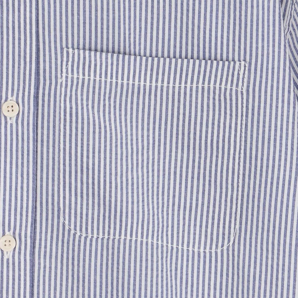  JEMORGAN J.E.MORGAN Sucker Stripe Reguler Collar S/S Shirt OSHMAN'S SMU画像9