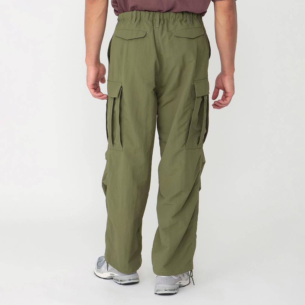 モデル：178㎝ / 着用サイズ：Ｌ JEMORGAN J.E.MORGAN Nylon Washer Cargo Pants OSHMAN'S SMU画像3