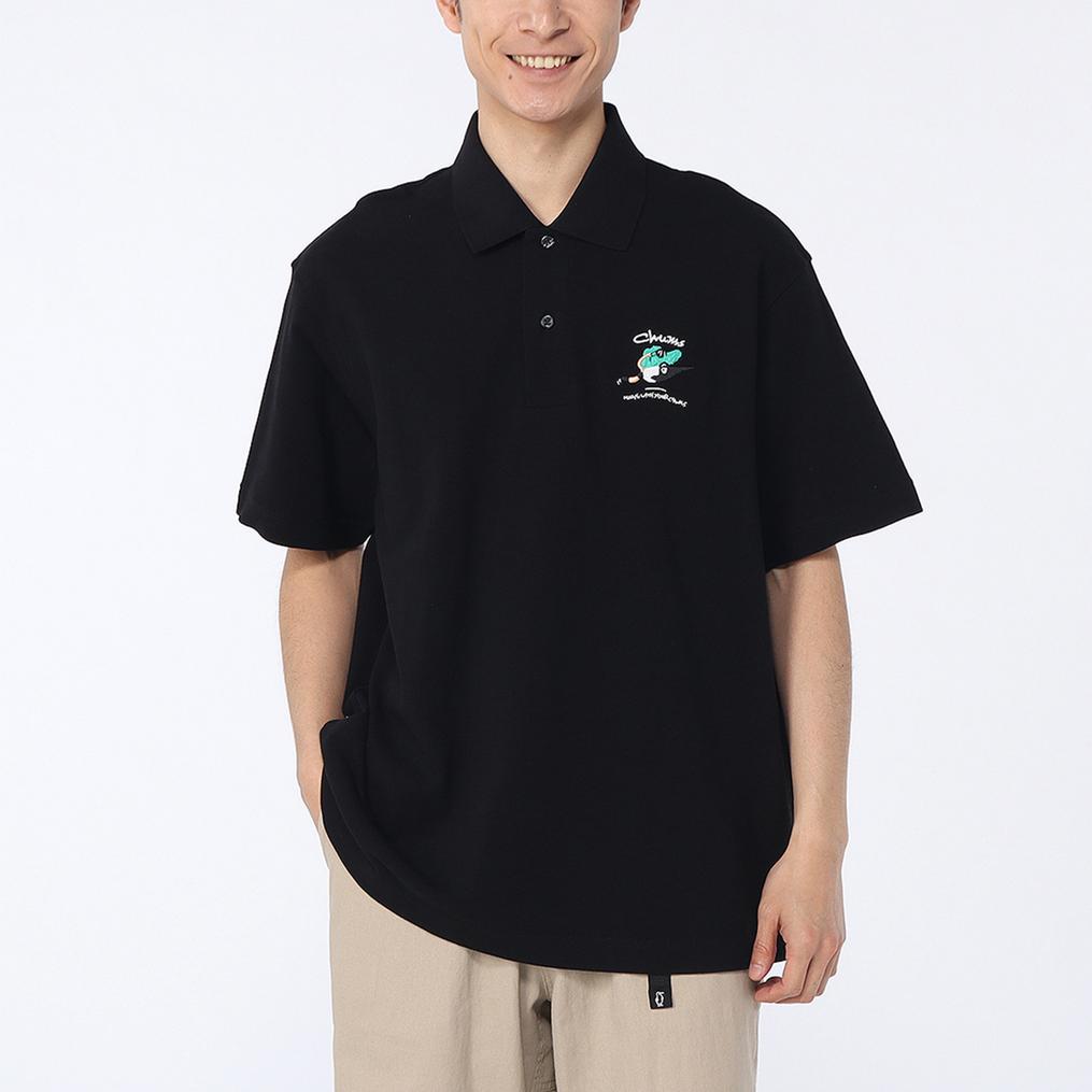 モデル：180cm / 着用サイズ：L CHUMS CHUMS Made for Fun! Polo Shirt画像1