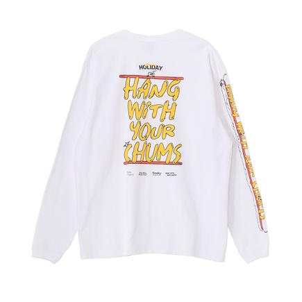 CHUMS HWYC ホットドッグロングスリーブTシャツ