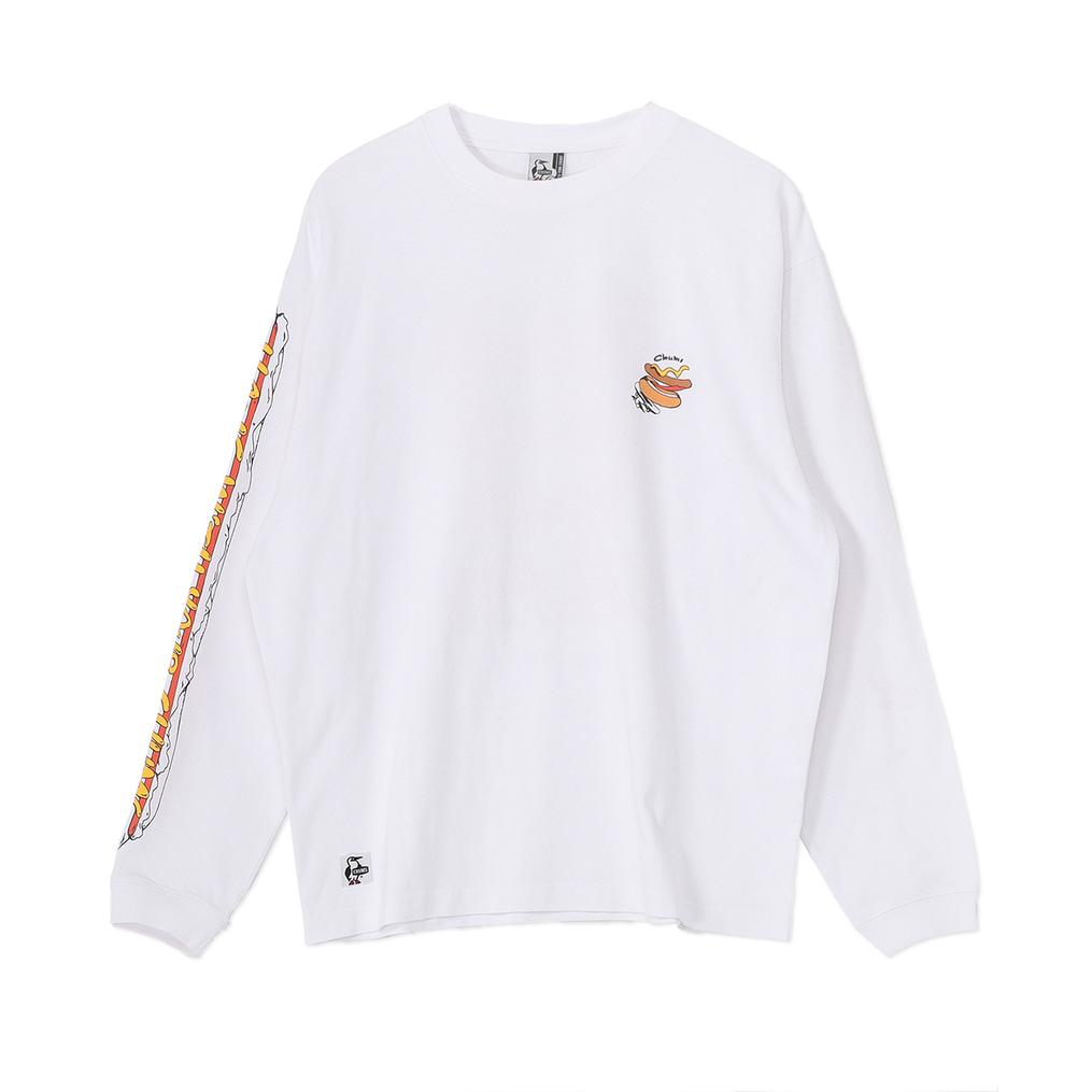  CHUMS CHUMS M HWYC Hot Dog L/S T-Shirt画像3