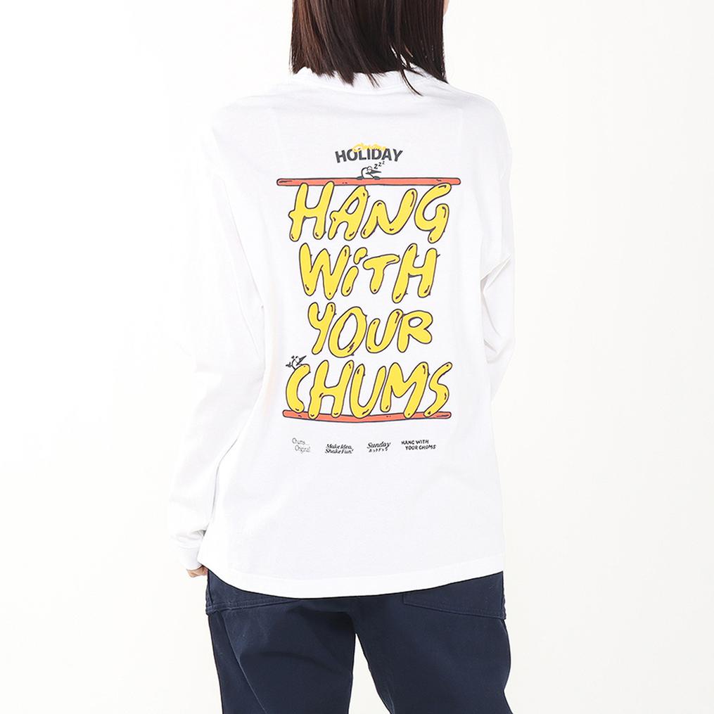  CHUMS CHUMS M HWYC Hot Dog L/S T-Shirt画像2