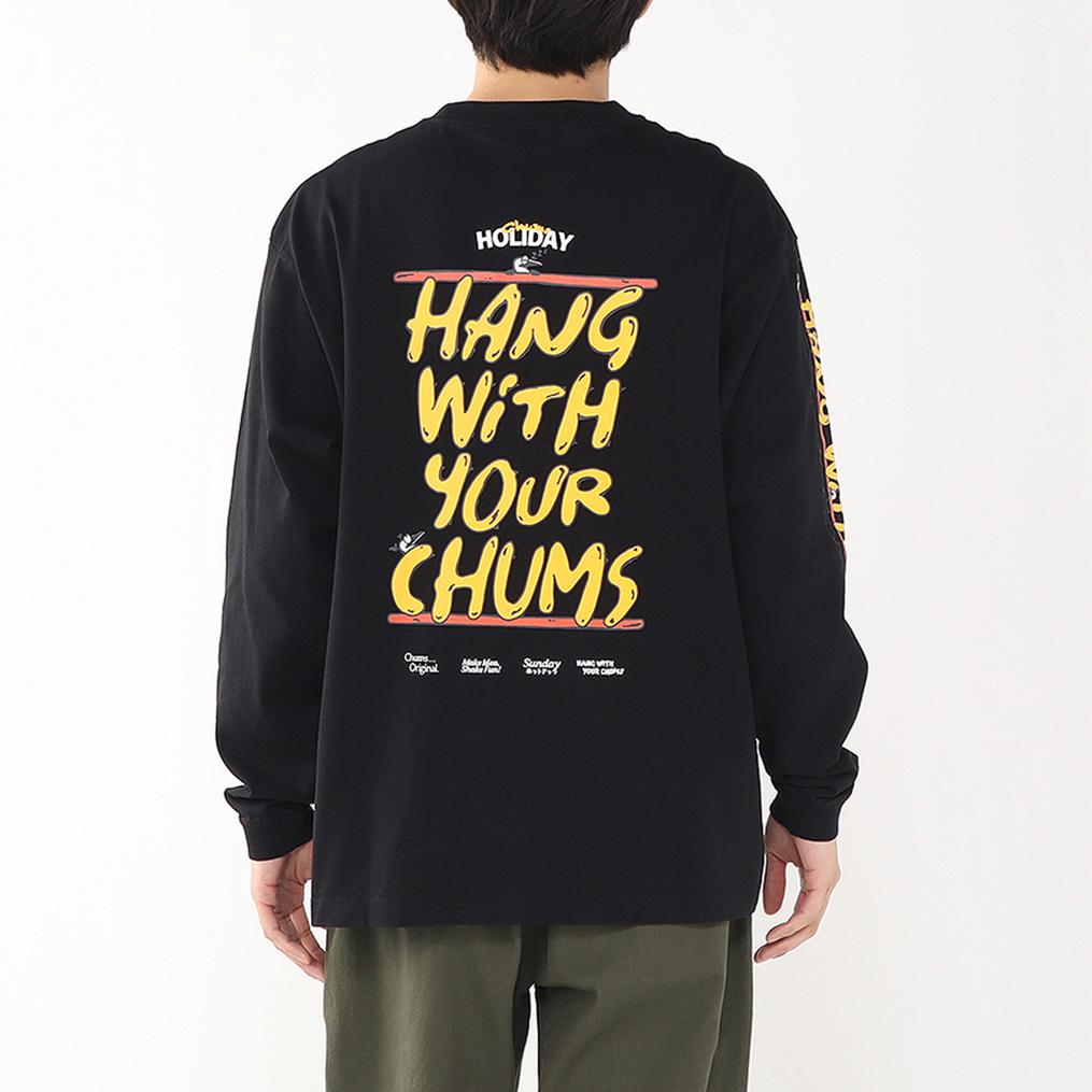  CHUMS CHUMS M HWYC Hot Dog L/S T-Shirt画像2