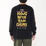  CHUMS CHUMS M HWYC Hot Dog L/S T-Shirt画像2