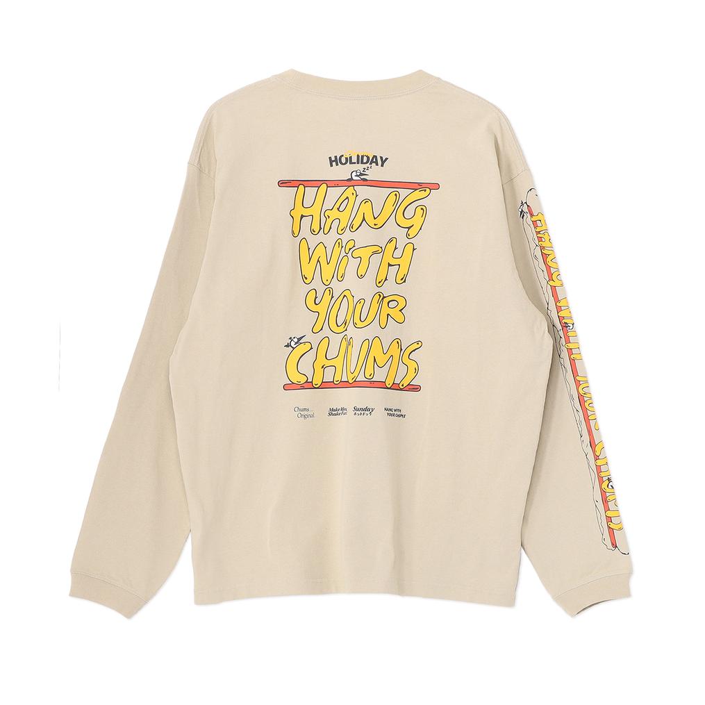  CHUMS CHUMS M HWYC Hot Dog L/S T-Shirt画像1