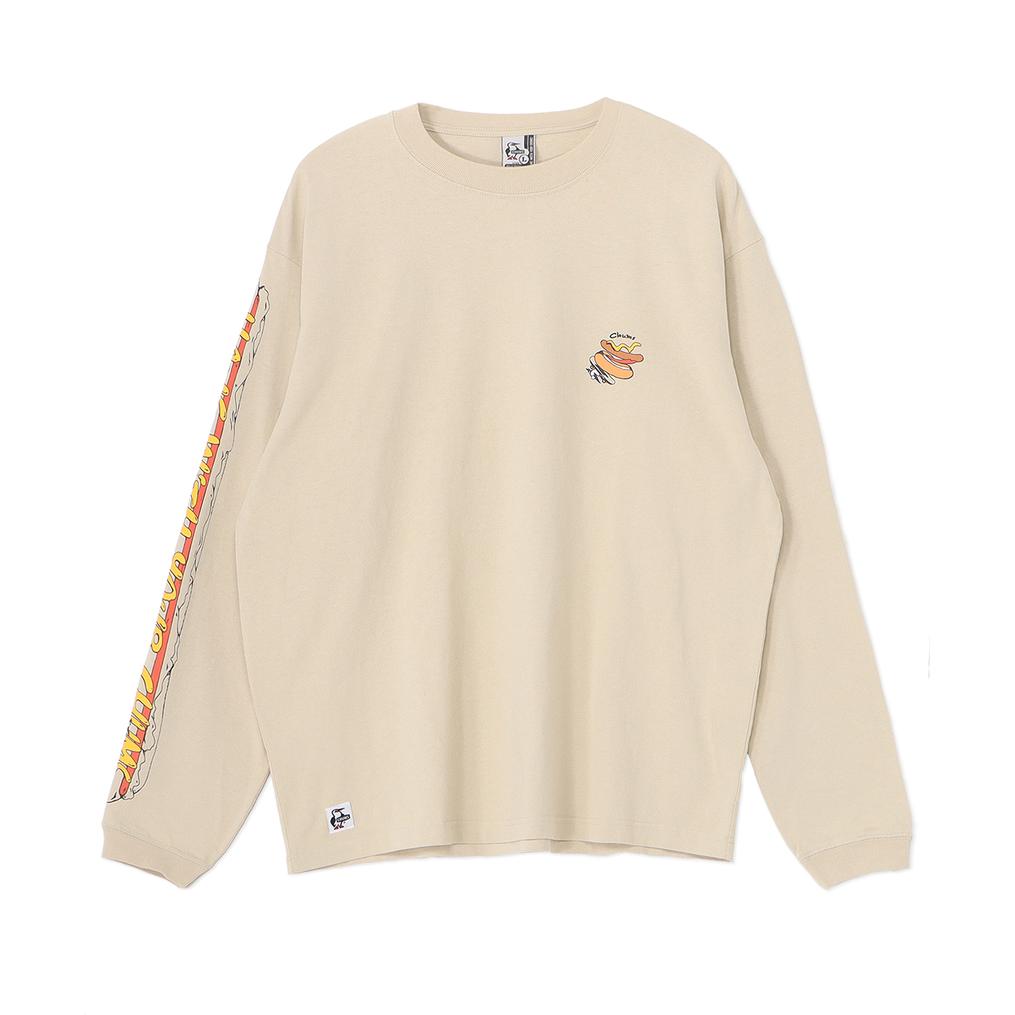  CHUMS CHUMS M HWYC Hot Dog L/S T-Shirt画像3