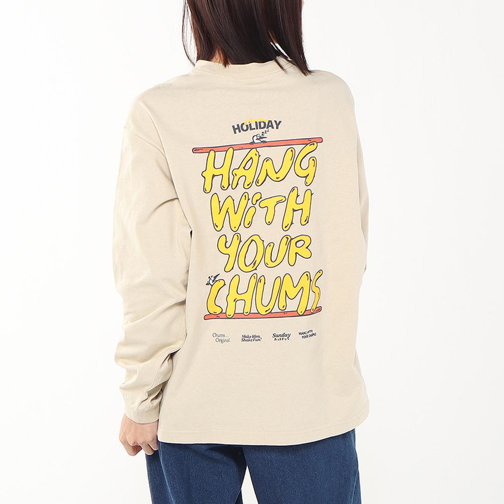  CHUMS CHUMS M HWYC Hot Dog L/S T-Shirt画像2