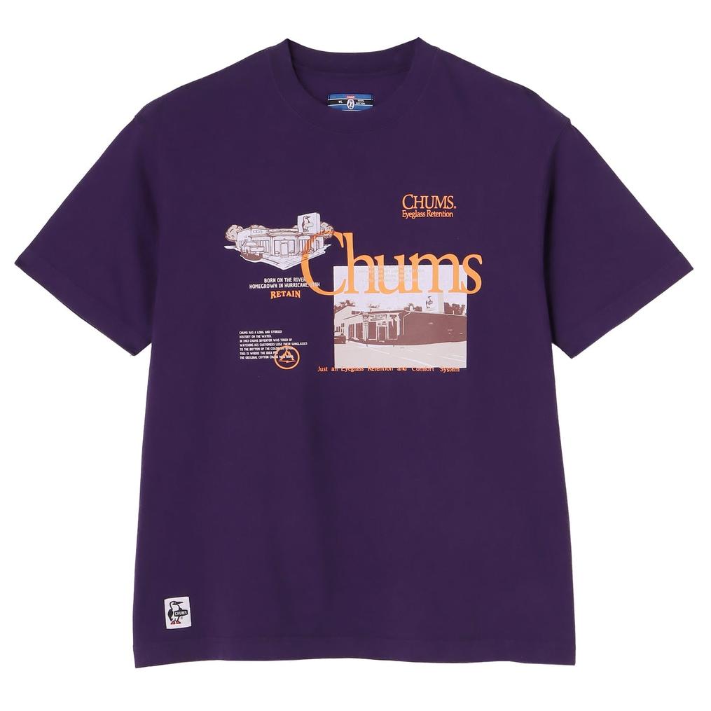  CHUMS CHUMS W's CHUMS USA Factory T-Shirt画像3