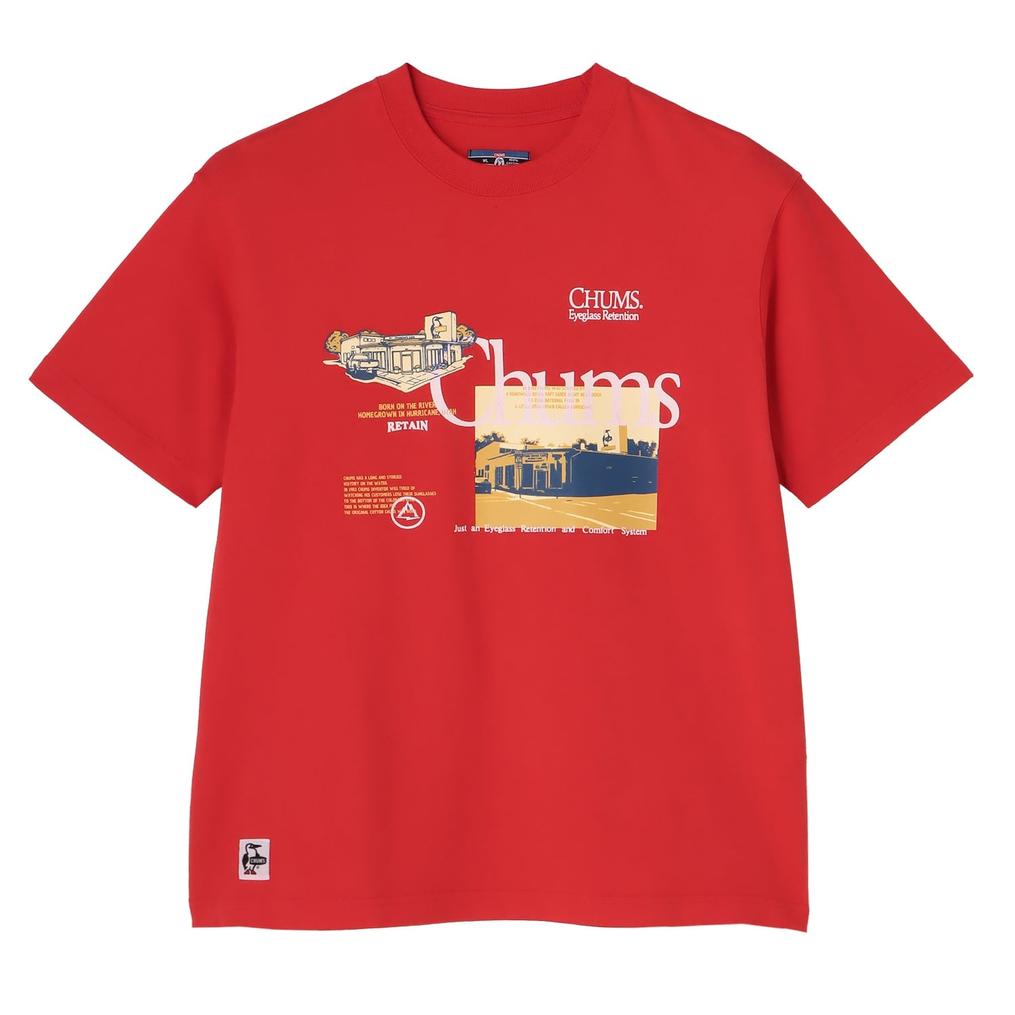  CHUMS CHUMS W's CHUMS USA Factory T-Shirt画像1