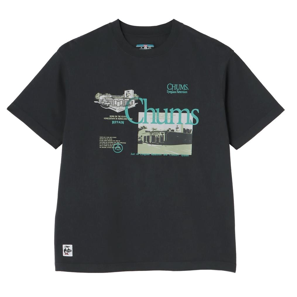  CHUMS CHUMS W's CHUMS USA Factory T-Shirt画像3