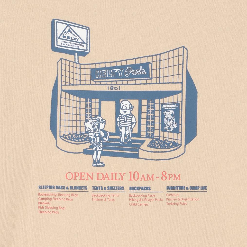  KELTY KELTY W's KELTY Shop S/S T-shirt画像6