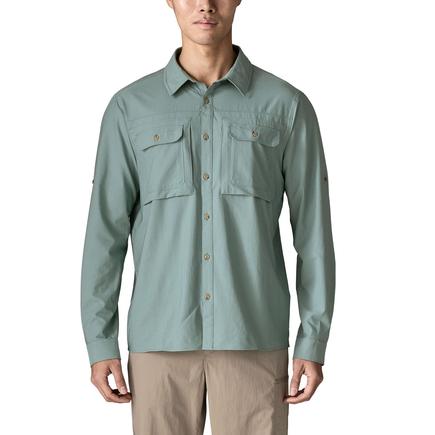 patagonia メンズロングスリーブセルフガイデッドサンシャツ